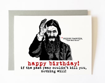 rasputin birthday card