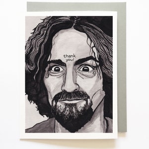 Charles Manson Danke Karte