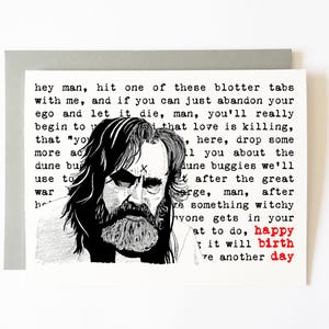 charles manson birthday card