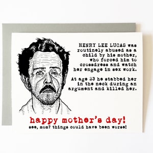henry lee lucas Muttertagskarte