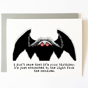 mothman birthday card