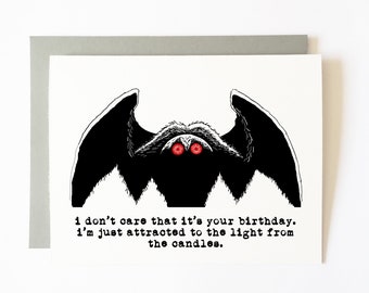 mothman birthday card