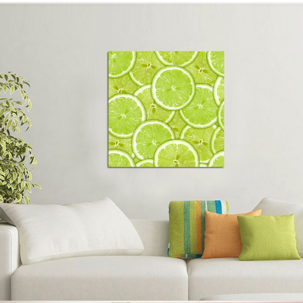 LIMES Custom framed canvas prints. Large selection of sizes. Etsy
