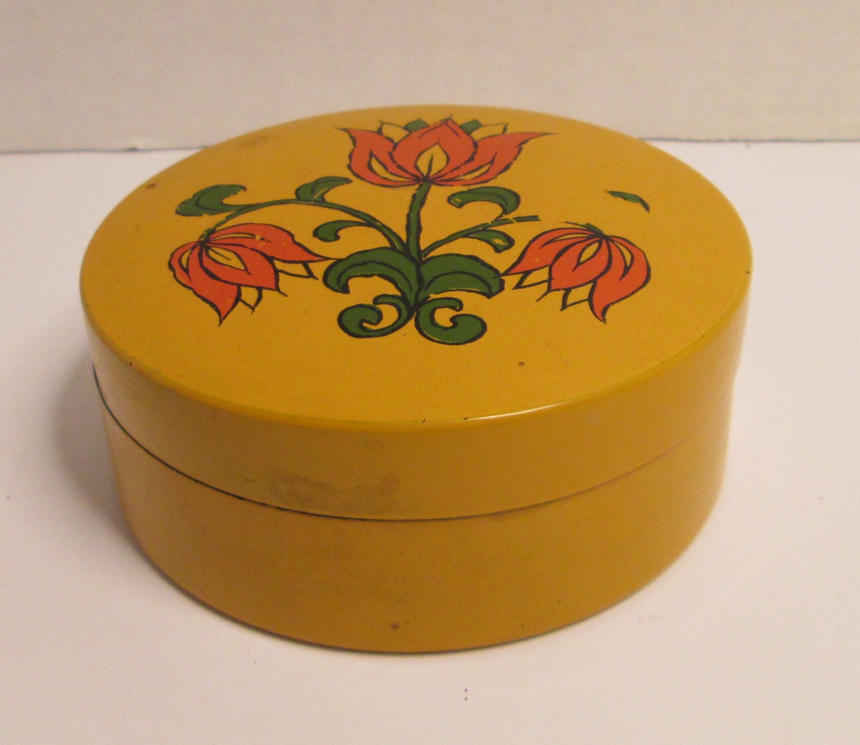 Amarillo mostaza estilo moderno lote vintage de 5 posavasos | Etsy