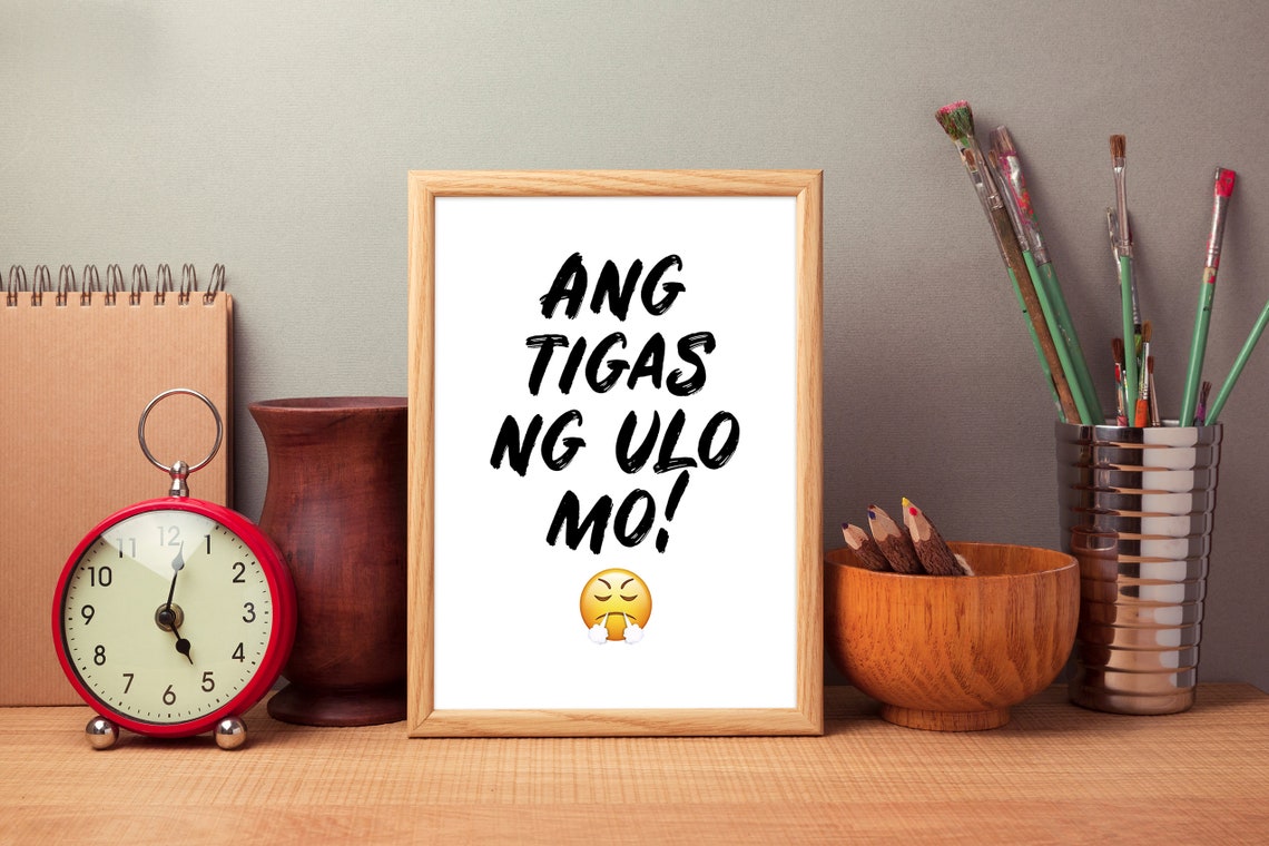 Tagalog Printable Wall Art Filipino Home Decor House Warming Etsy