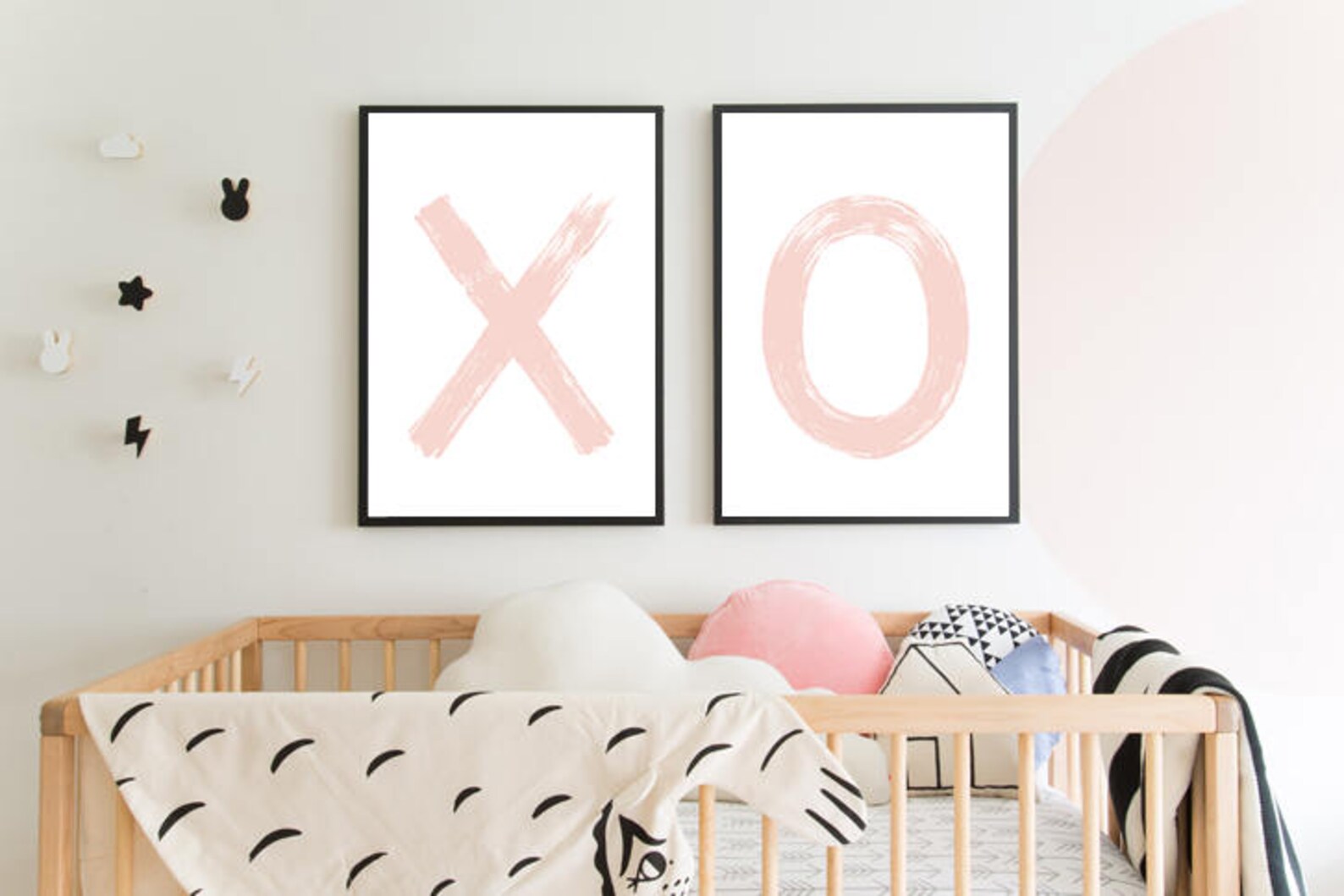 XO Print Xo Art Nursery Decor Wall Prints Typography Art Etsy