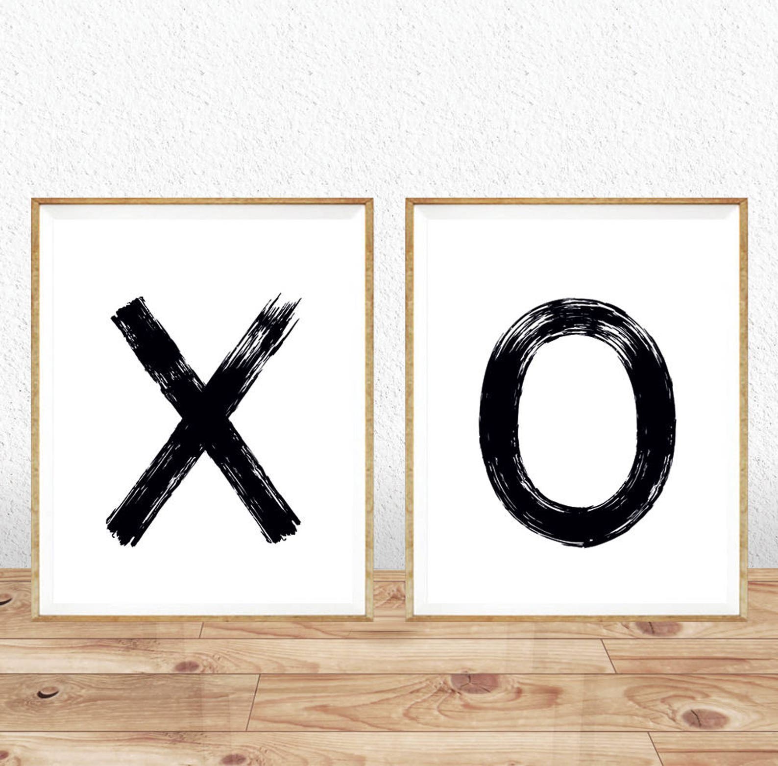 XO Print Xo Art Nursery Decor Wall Prints Typography Art Etsy