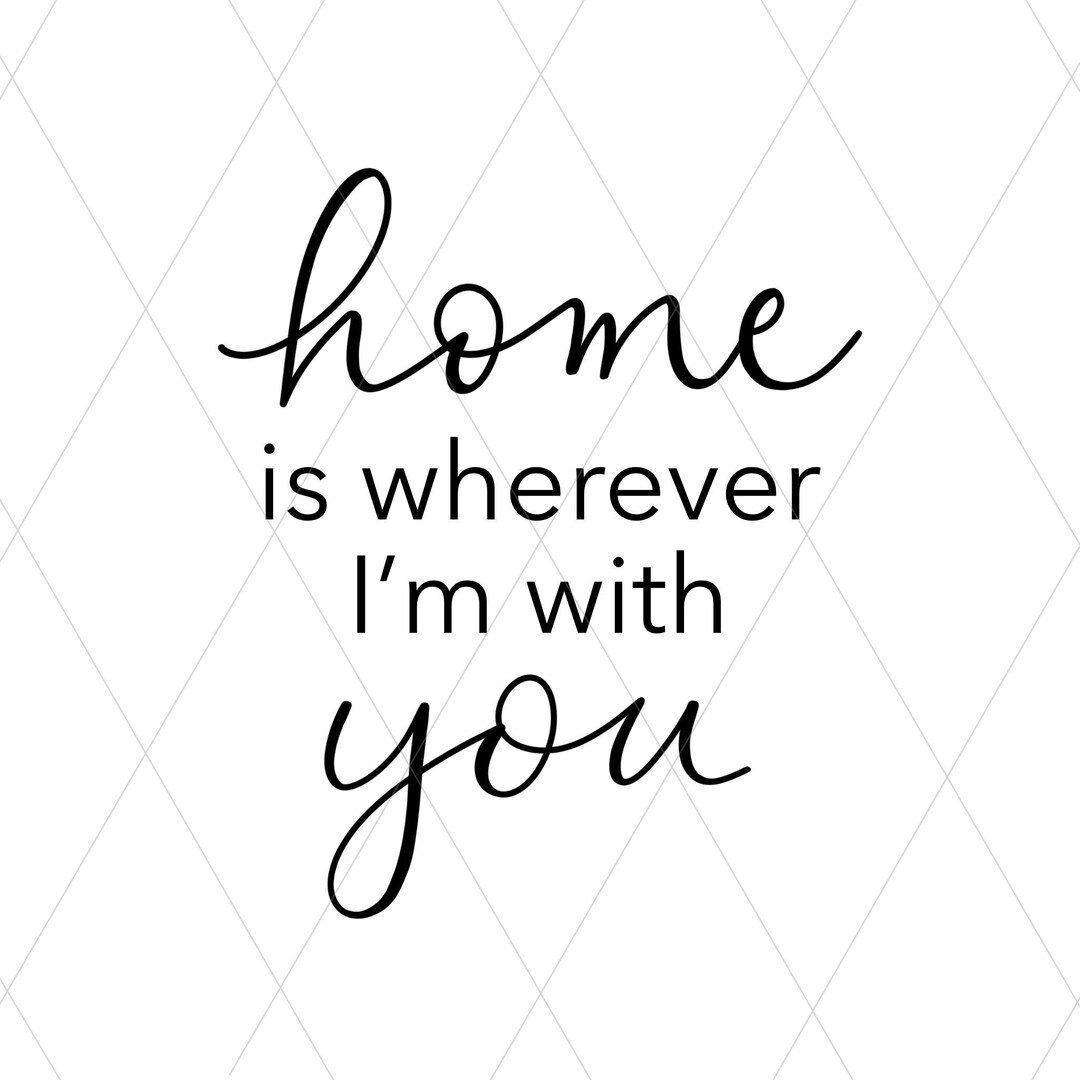 Home is Wherever I'm With You Hand Drawn Digital Planner Etsy