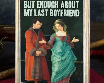Last Boyfriend Card - Funny breakup card - Funny Valentine's Card - Ex Boyfriend Card