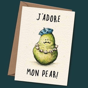 Funny Fathers Day Card Fathers Day Card Card for Dad Funny Card for Dad Funny France Card Dad Joke Card image 1