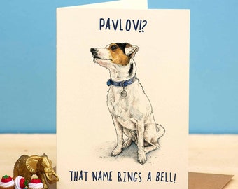 Jack Russell Terrier - Jack Russell Card - Dog Birthday Card - Funny Terrier Card