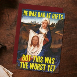 Artijoke - Carte Bad At Presents - Carte de mari amusante - Cartes pour homme