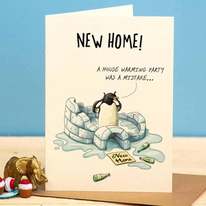 Igloo Card - Funny New Home Card - 1st Home Card - Carte d'emménagement