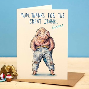 Great Genes Mother's Day Card - Happy Mother's Day - Best Mother Ever