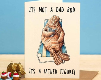 Dad Bod Card  - Funny Father's Day Card - Dad Puns - Dad Joke Card - Walrus