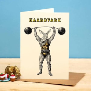 Haardvark-Karte – Tier-Wortkarten – Crossfit-Karte