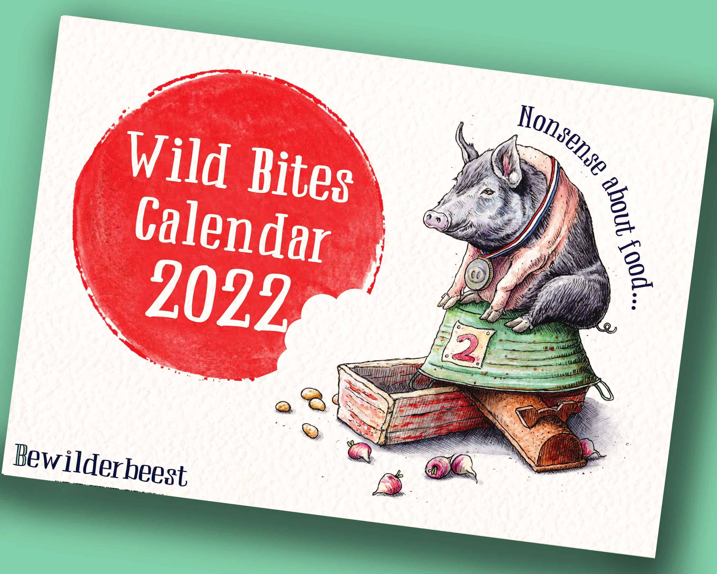 Wild Bites Calendar 2022 Animals Calendar Funny Calendar | Etsy