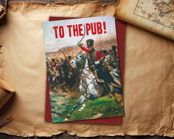 To The Pub Card by Artijoke - Funny Birthday Card - 18th Birthday Card - 21st Birthday Card