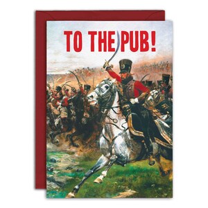 To The Pub Card by Artijoke - Funny Birthday Card - 18th Birthday Card - 21st Birthday Card image 3