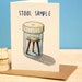 Stool Sample Card - Funny Get Well Soon Card - Card For a Doctor Or Nurse 