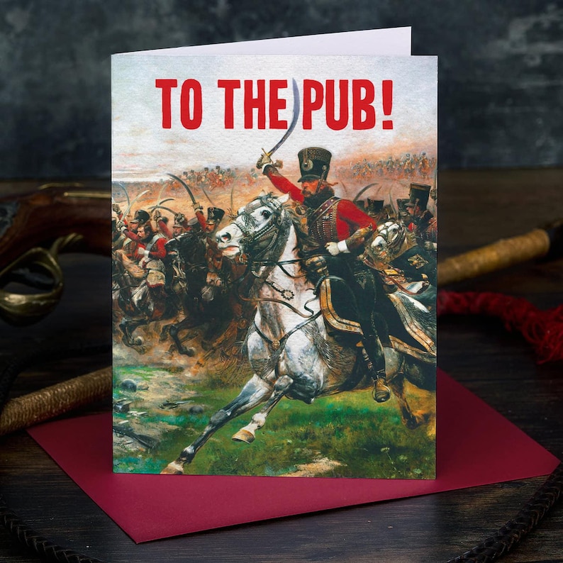To The Pub Card by Artijoke - Funny Birthday Card - 18th Birthday Card - 21st Birthday Card image 2