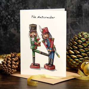 Nutcracker Christmas Card, Dad Christmas Card, Husband Holiday Card, Nutcracker Card, Rude Christmas Card, Festive Card, The Nutcracker image 4
