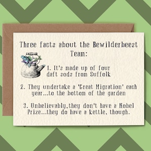 Four Calling Birds Christmas Card (C04) - Funny Christmas Card - 12 Days of Christmas - Bird Greeting Card image 6