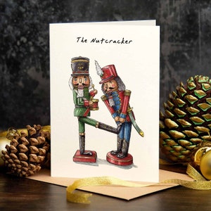 Nutcracker Christmas Card, Dad Christmas Card, Husband Holiday Card, Nutcracker Card, Rude Christmas Card, Festive Card, The Nutcracker