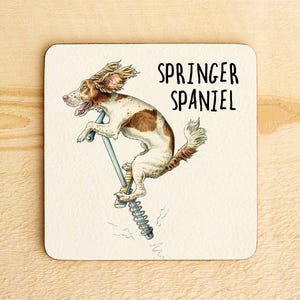 Springer Spaniel Coaster - Springer Spaniel - Spaniel Lover - Dog Lover Gift