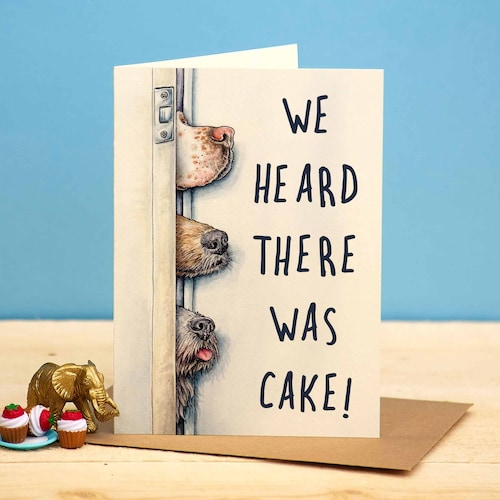 Personalised Funny Birthday Card From the Dog