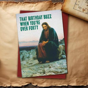 Carte d'anniversaire buzz Artijoke - 40e carte drôle - carte d'anniversaire drôle