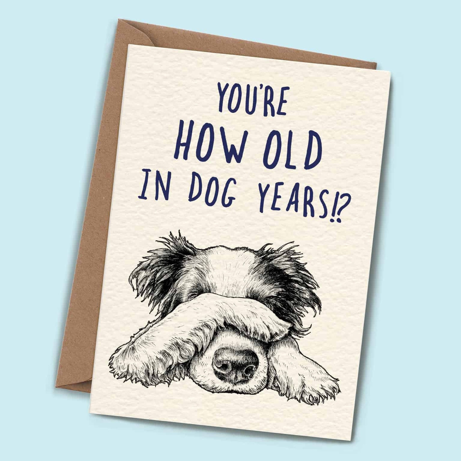 Dog Years Card Dog Birthday Card Dog Lover Card Rude Birthday Card Etsy