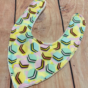 Dribble bib, bandanna bib, baby bib, baby shower gift, bibs, drool bib, handmade bib