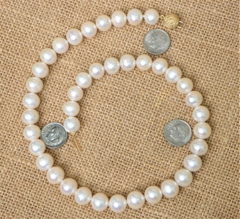 White Pearls Large White Round Pearls 11mm-11.5mm Pearls - Etsy Canada