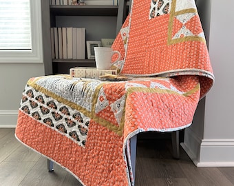 Dwell in the Possibilities, Literary Quotes, Throw Quilt
