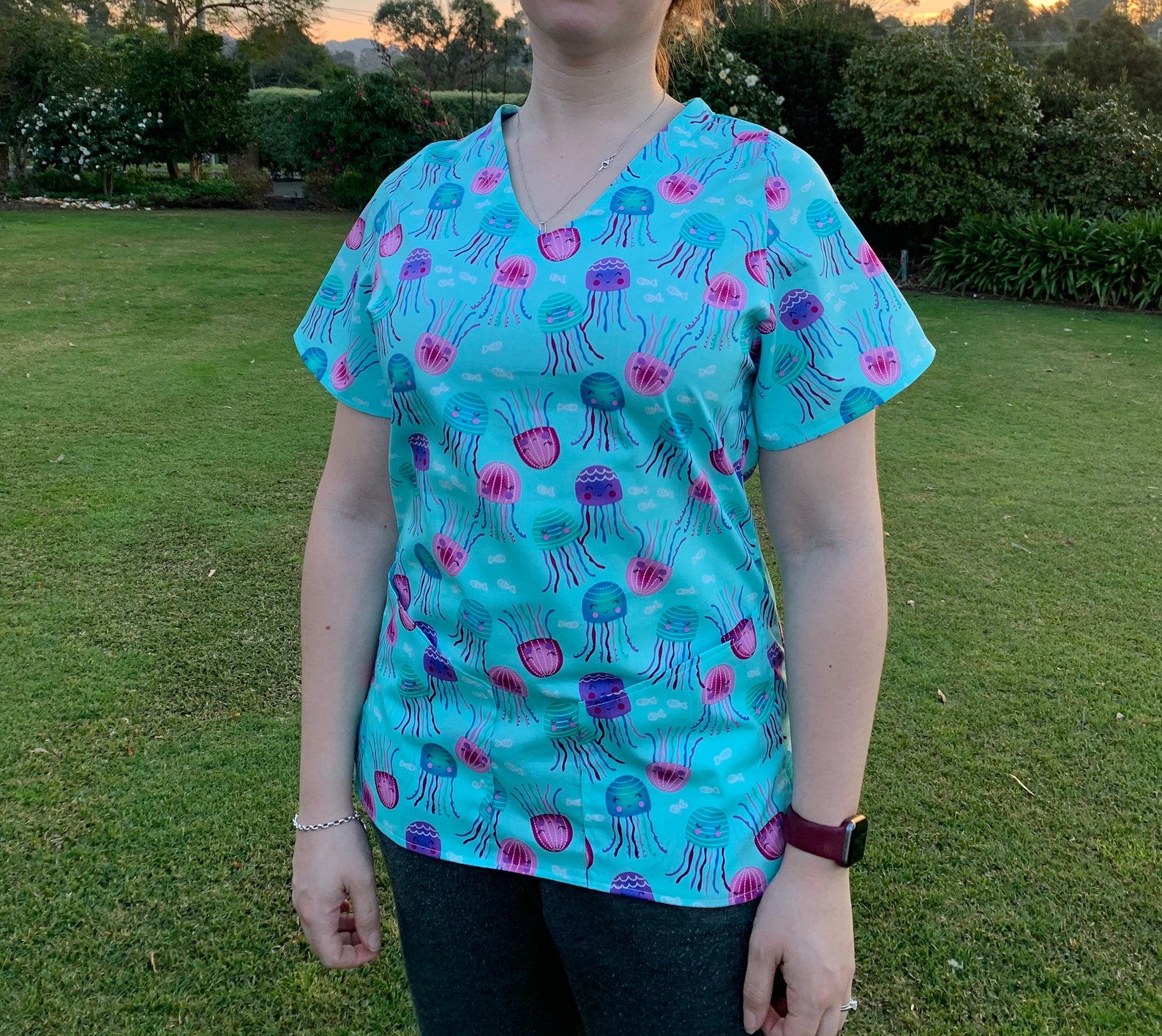Scrubs Top for Nurses Doctors Healthcare Workers Paediatric Etsy