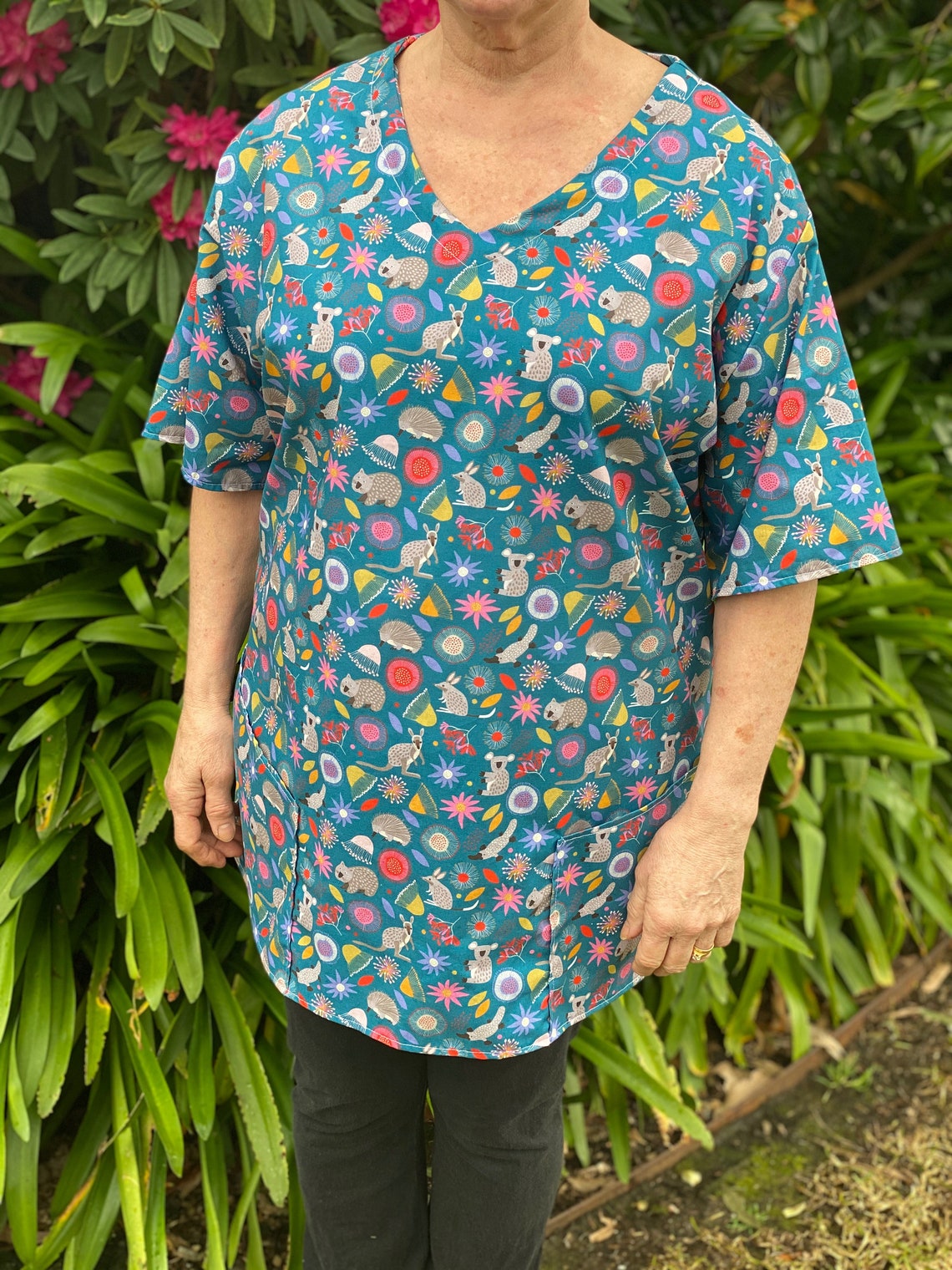 Scrubs Top for Nurses Doctors Healthcare Workers Paediatric Etsy