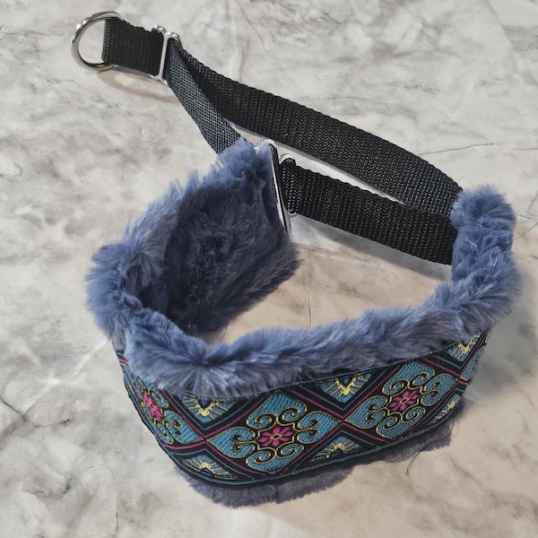Gorgeous Wide French Martingale collar, Minky or Fleece lined, Long Martingale, Stunning French Martingale collar, Variety of patterns