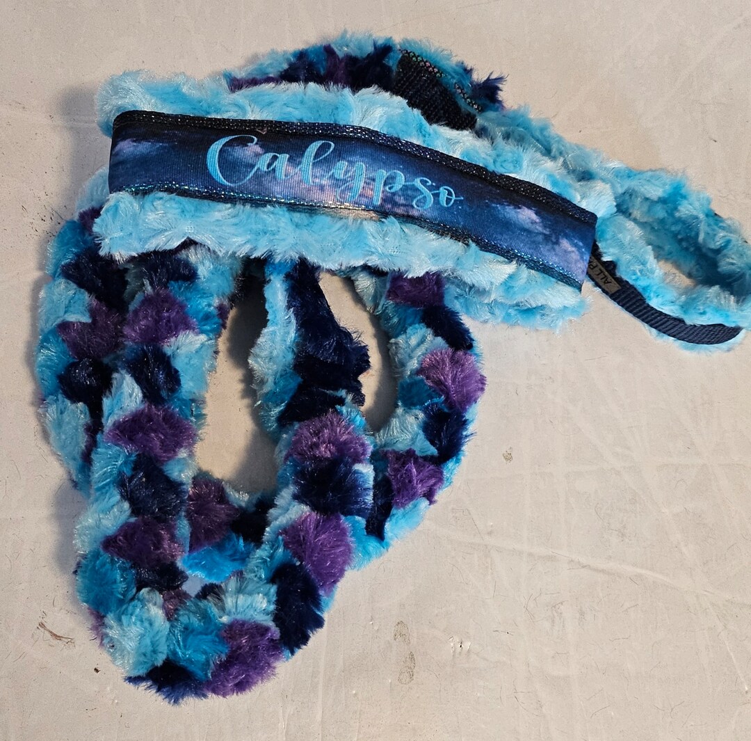 Custom All Minky Ring Lead With Tug Will Not Fade, Fray or Peel Your