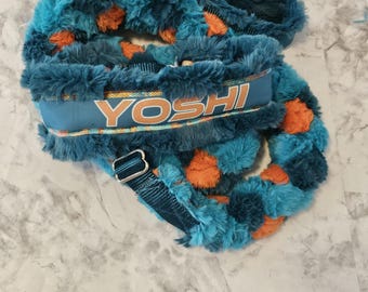 Custom  All Minky Ring Lead with Tug! Will not fade, fray or peel!  Your Dogs Name, ANY color or pattern = Agility Lead-Flyball Lead -