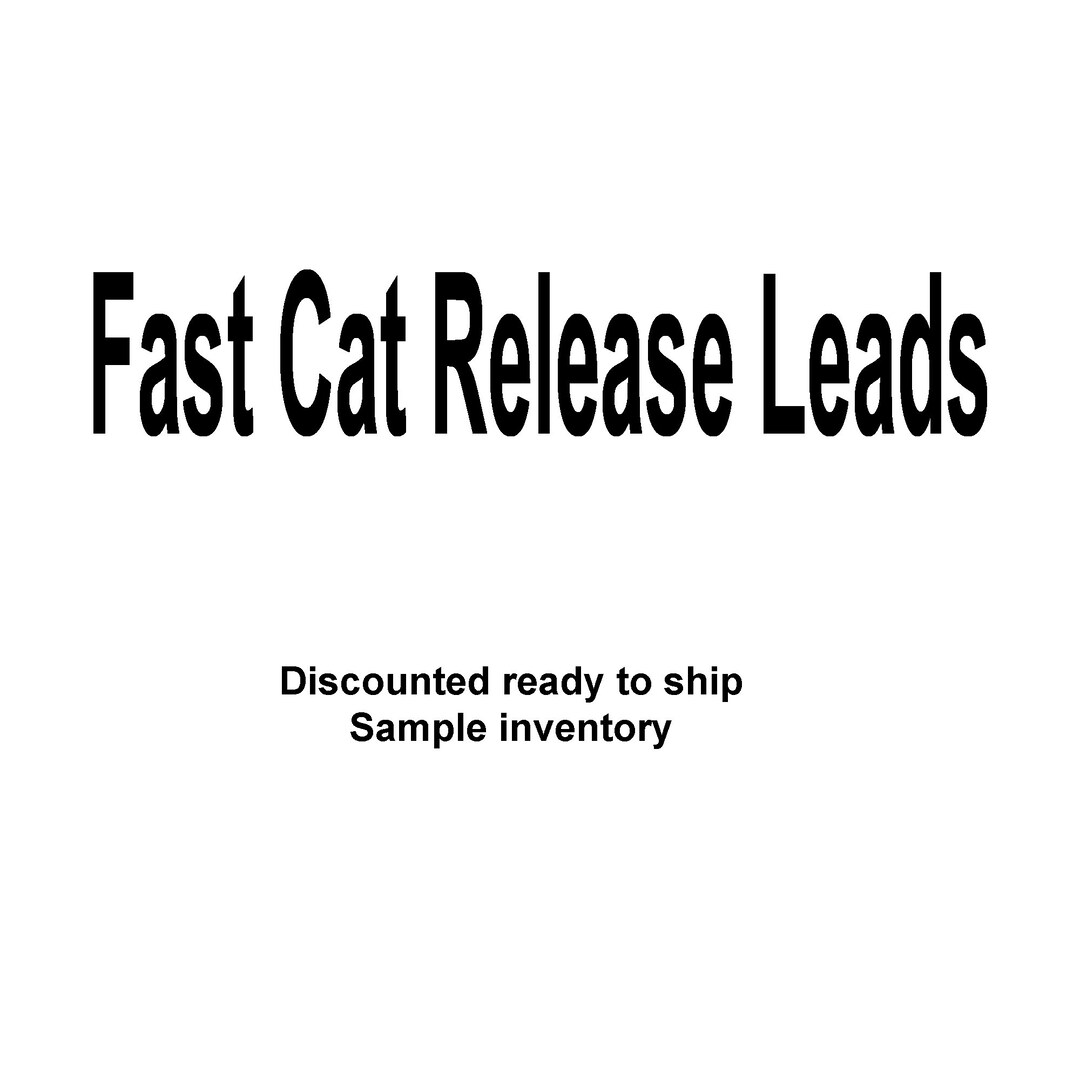 Fast Cat Release Leads Sample Inventory Discounted Sample Inventory New