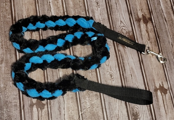Minky and Fleece Tug Leash Tug Lead Choose Your Color Combination Agility Leash Barn Hunt Leash Tug Toy Leash Etsy