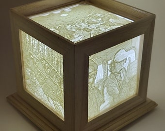 Lithophane Photo Cube