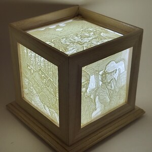 Lithophane Photo Cube