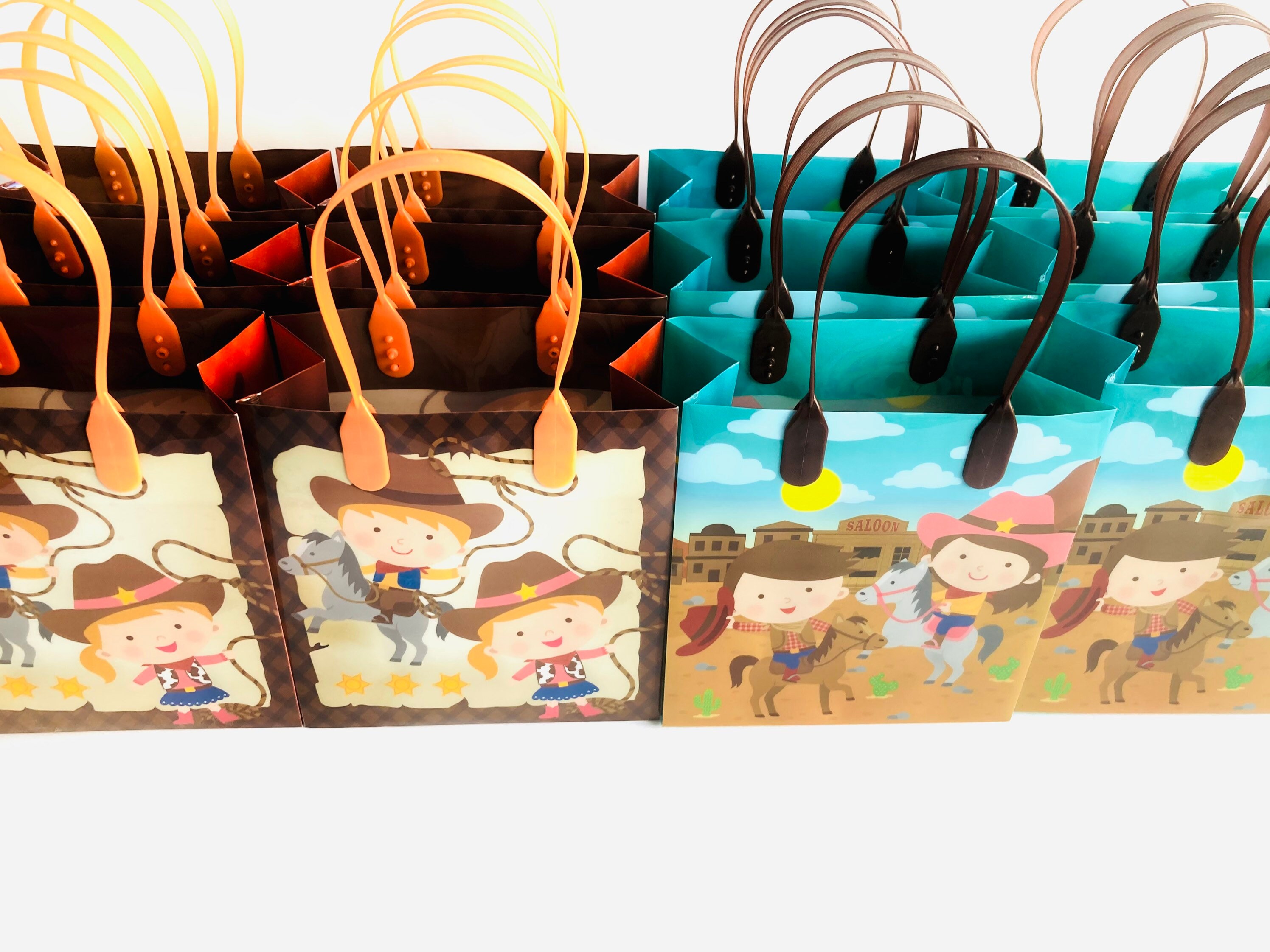 12pcs Western Cowboy Cowgirl Party Favor Treat Bags Etsy