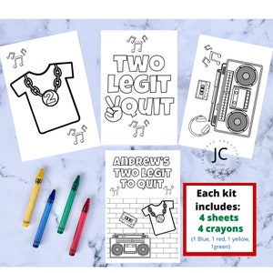 Legit Coloring Pages: Coloring Pages Two Legit To Quit Birthday Party, 2nd Boys Hip Hop