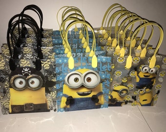 Minions goodie favor bags 12pcs