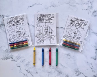 Kit de coloriage pour cadeaux de fête à la ferme