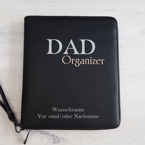 Organisator voor vaders gepersonaliseerd met naam / gezinsorganisator / omslag voor examenboekje / paspoortomslag / reisorganisator