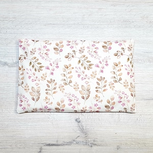 Personalized cherry stone pillow / rapeseed pillow / washable heat pad / cooling pad / grain pillow / flowers pink